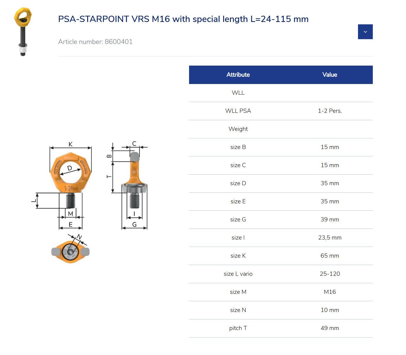 tabell-psa-vrs-m16-special-length